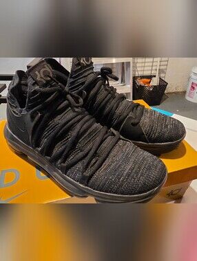 Nike KD Men’s Black Knit Basketball Shoes